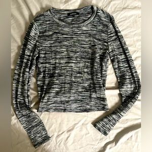 Ambiance cropped long sleeve baby tee